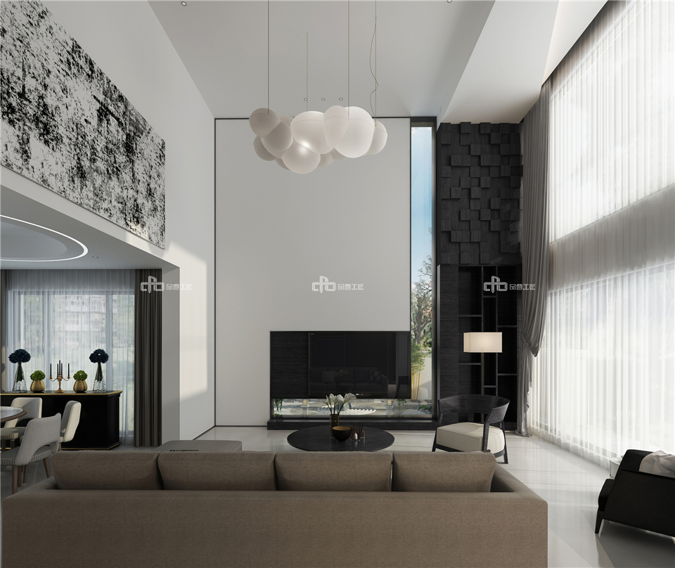 別墅現(xiàn)代精致極簡(jiǎn)風(fēng)格裝修,整木定制效果圖(圖3) 別墅現(xiàn)代精致極簡(jiǎn)風(fēng)格裝修,整木定制效果圖(圖3)