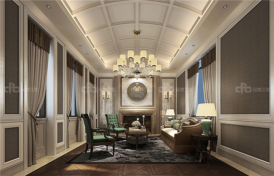 全屋整木定制客廳裝修效果圖大全(圖6) 全屋整木定制客廳裝修效果圖大全(圖6)