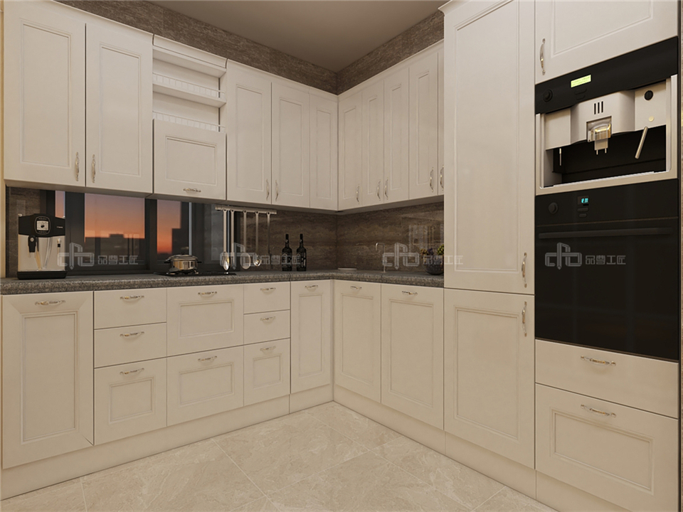 演繹奢而不膩的歐式整木定制風格效果圖案例(圖7) 演繹奢而不膩的歐式整木定制風格效果圖案例(圖7)