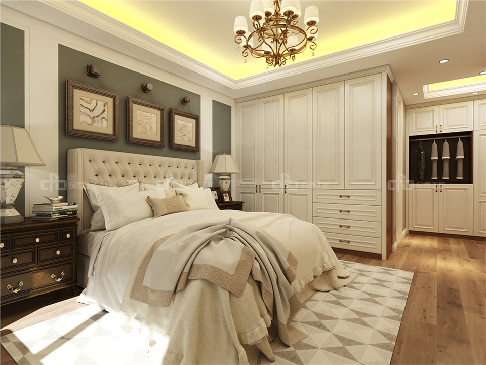 演繹奢而不膩的歐式整木定制風格效果圖案例(圖12) 演繹奢而不膩的歐式整木定制風格效果圖案例(圖12)