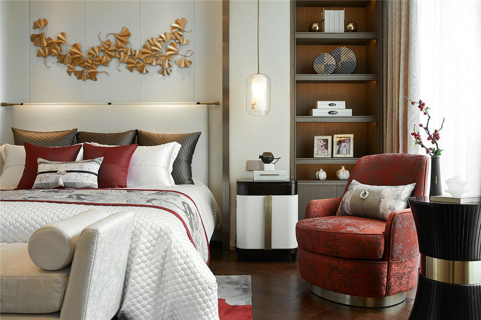 大臥室怎么進(jìn)行整木定制裝修，要注意什么？(圖2)