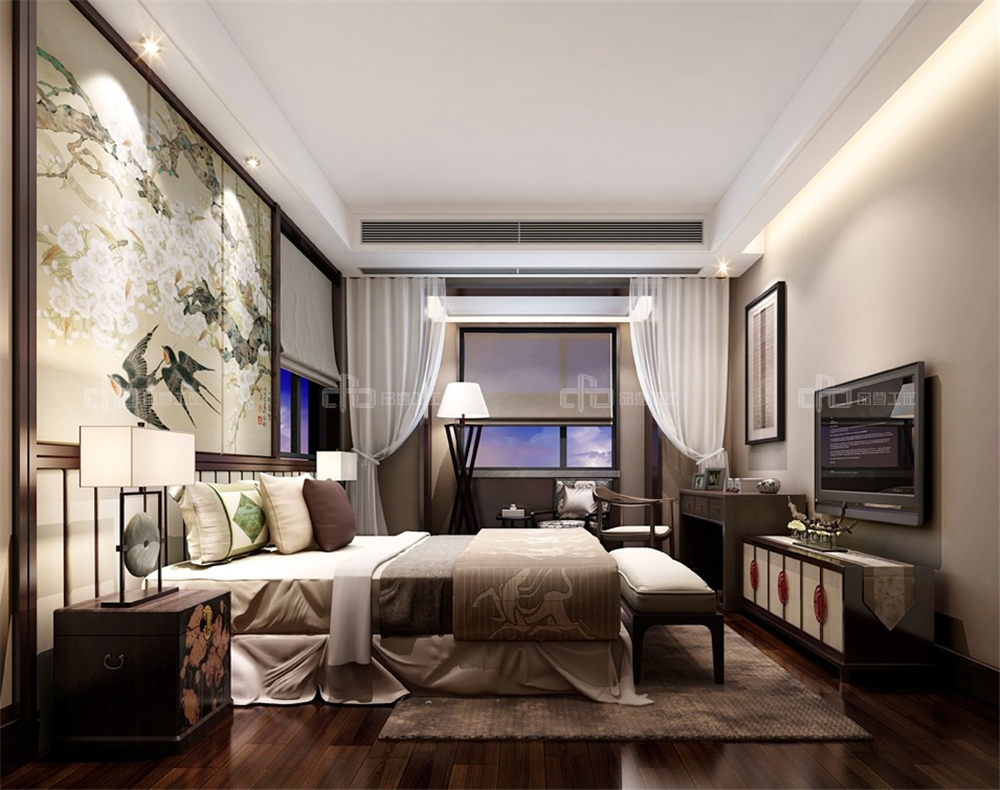 繁華之下,縱享從容、儒雅的新中式居所(圖9) 繁華之下,縱享從容、儒雅的新中式居所(圖9)