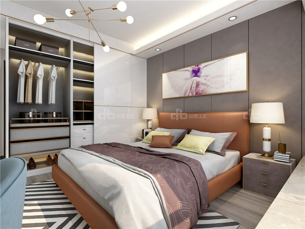 臥室衣柜由哪些結構組成的？(圖1)