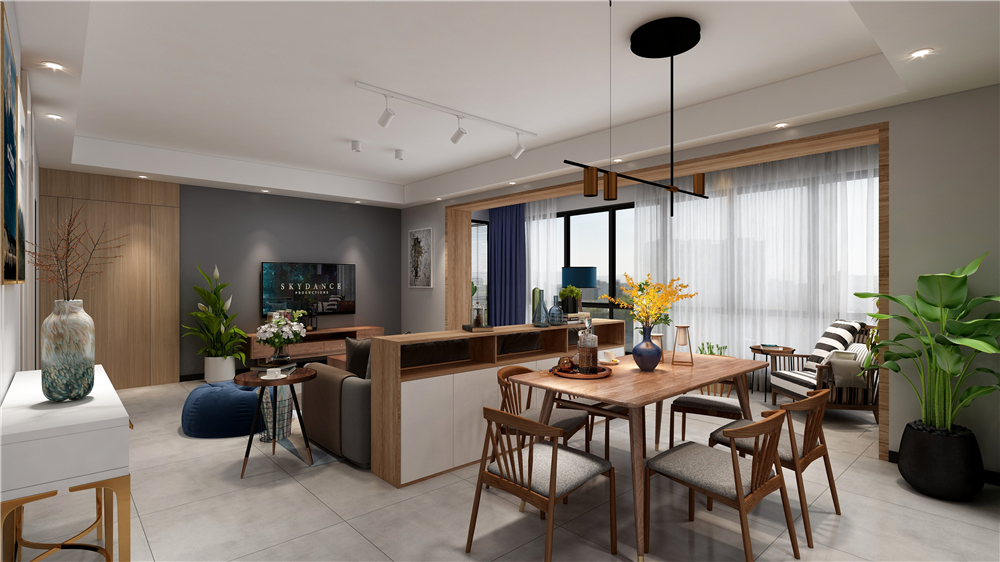 全屋定制怎么設計客餐廳的隔斷?(圖4) 全屋定制怎么設計客餐廳的隔斷?(圖4)