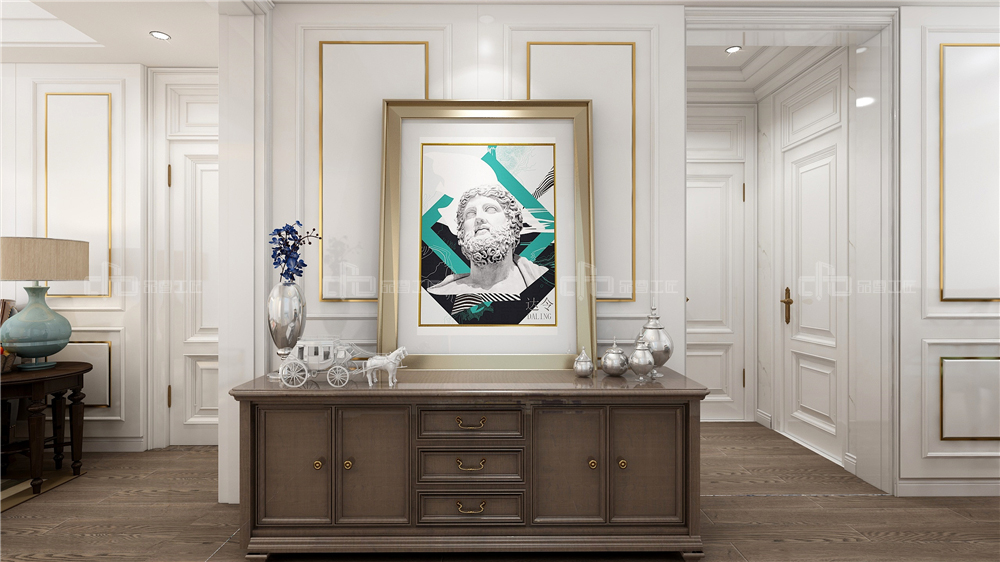 過(guò)道護(hù)墻板是做半墻好還是到頂好？(圖1)