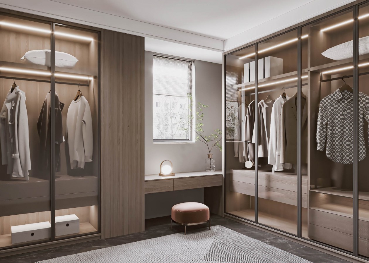 定制衣柜設計要多少錢，怎么計算？(圖1)