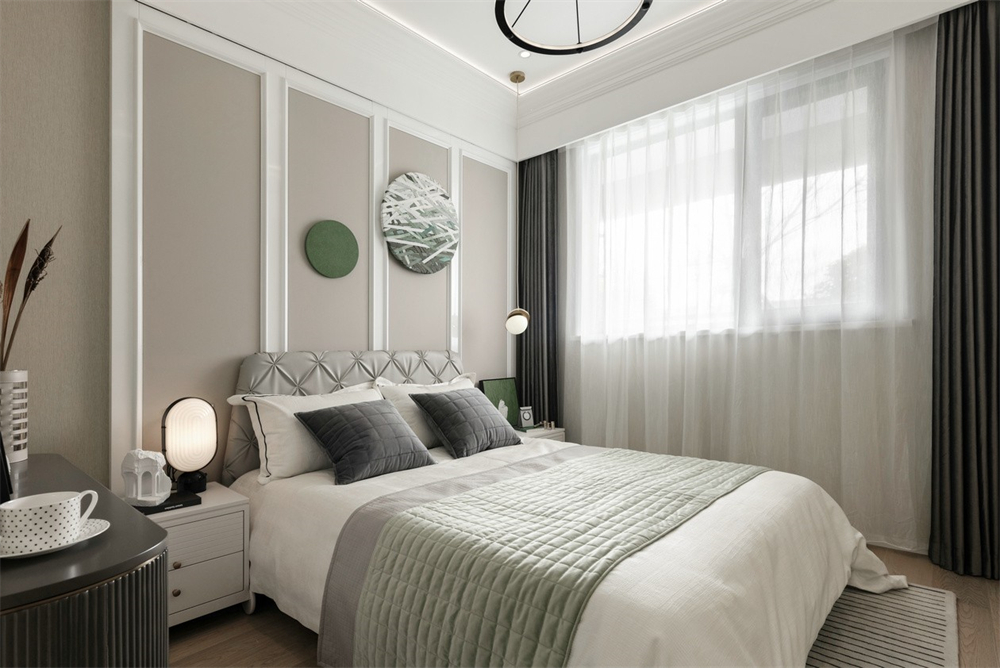 112㎡現代法式浪漫小三房風格案例賞析(圖10) 112㎡現代法式浪漫小三房風格案例賞析(圖10)