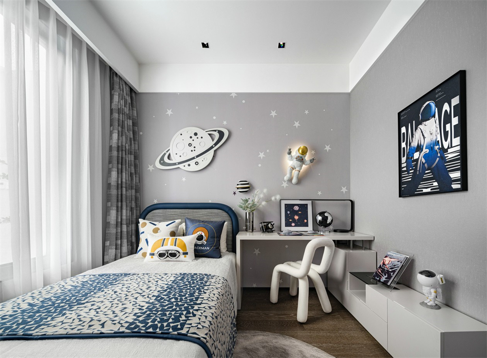 146㎡現代輕奢風格，整木定制圖片(圖14)