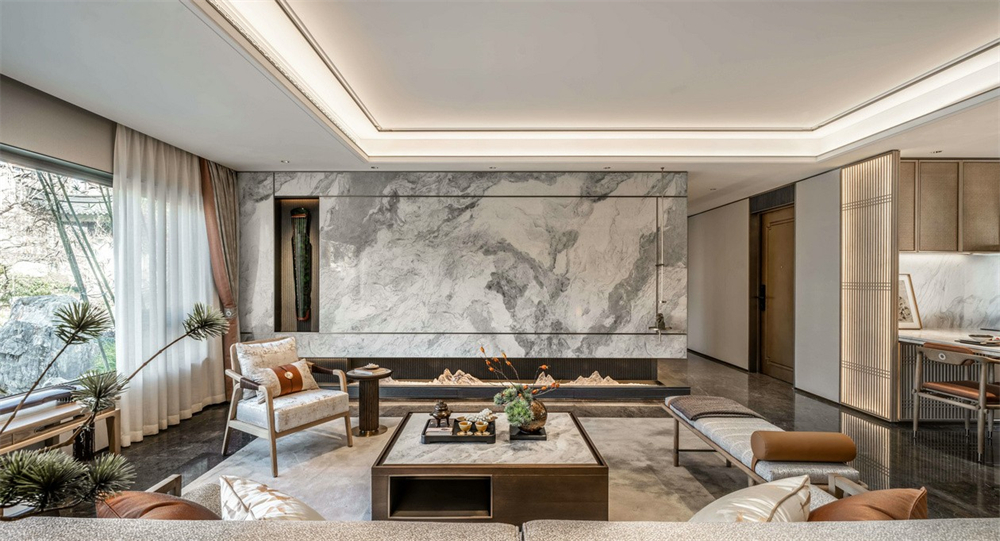 整木定制新中式風格,125㎡樣板房賞析(圖5) 5.jpg