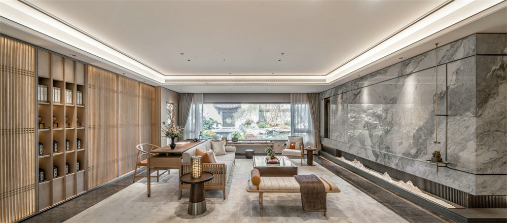 整木定制新中式風格,125㎡樣板房賞析(圖1) 4.jpg