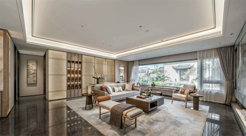 整木定制新中式風格,125㎡樣板房賞析(圖7) 整木定制新中式風格,125㎡樣板房賞析(圖7)