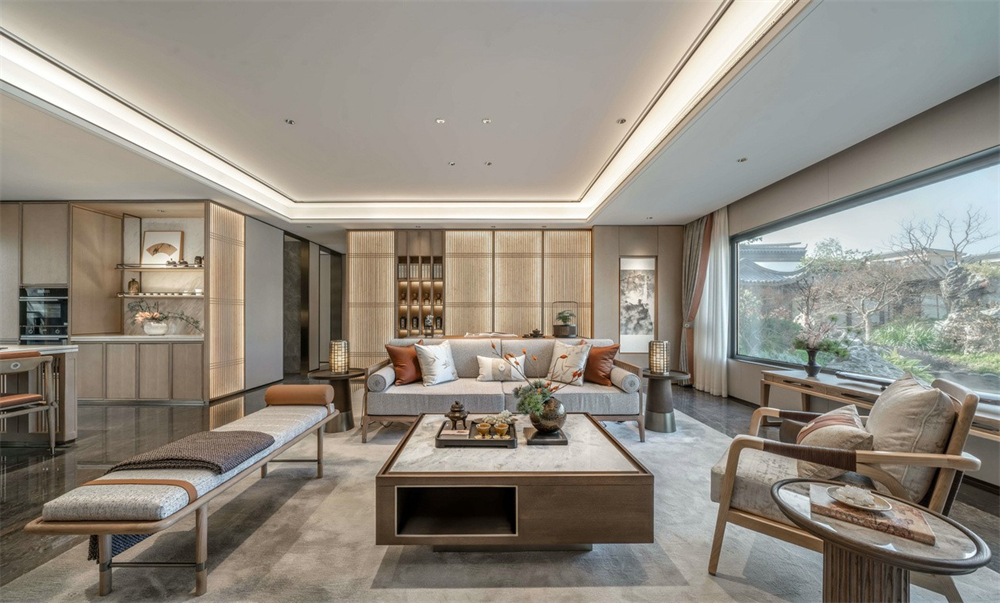 整木定制新中式風格,125㎡樣板房賞析(圖9) 整木定制新中式風格,125㎡樣板房賞析(圖9)