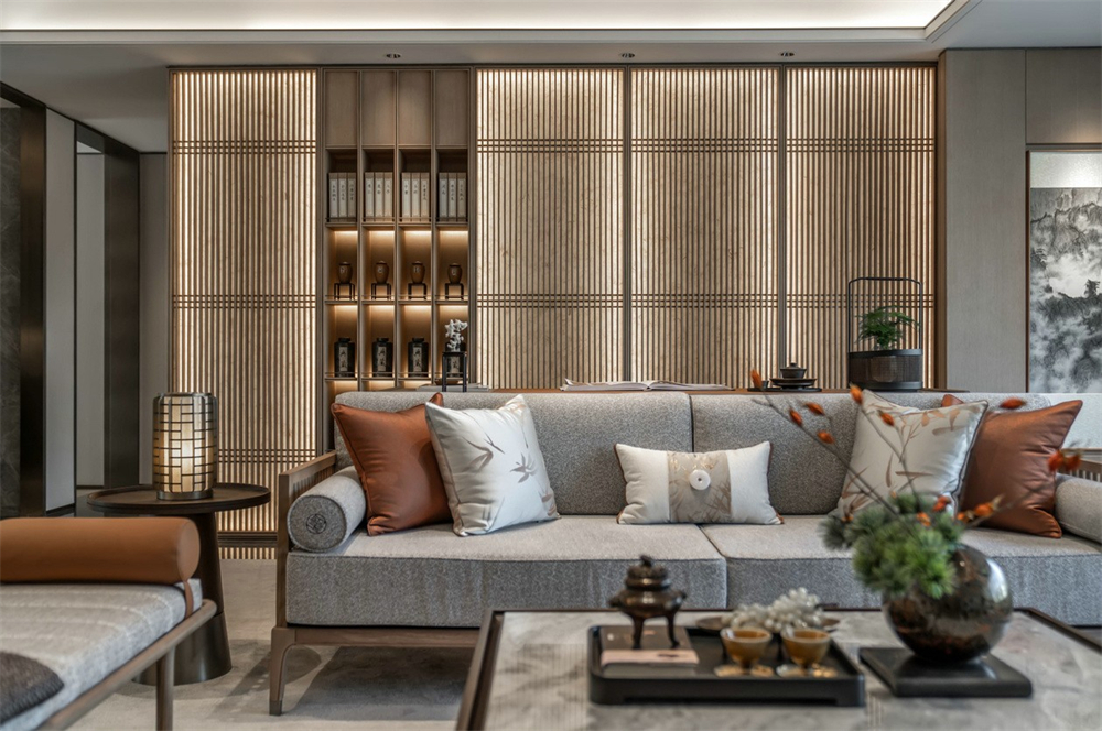 整木定制新中式風格,125㎡樣板房賞析(圖10) 整木定制新中式風格,125㎡樣板房賞析(圖10)