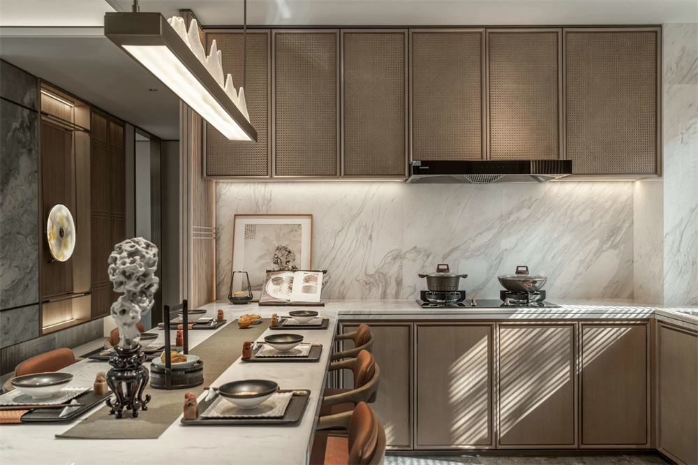 整木定制新中式風格,125㎡樣板房賞析(圖14) 整木定制新中式風格,125㎡樣板房賞析(圖14)