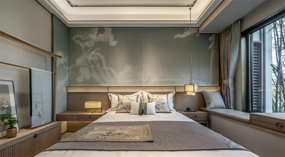 整木定制新中式風格,125㎡樣板房賞析(圖21) 22.jpg