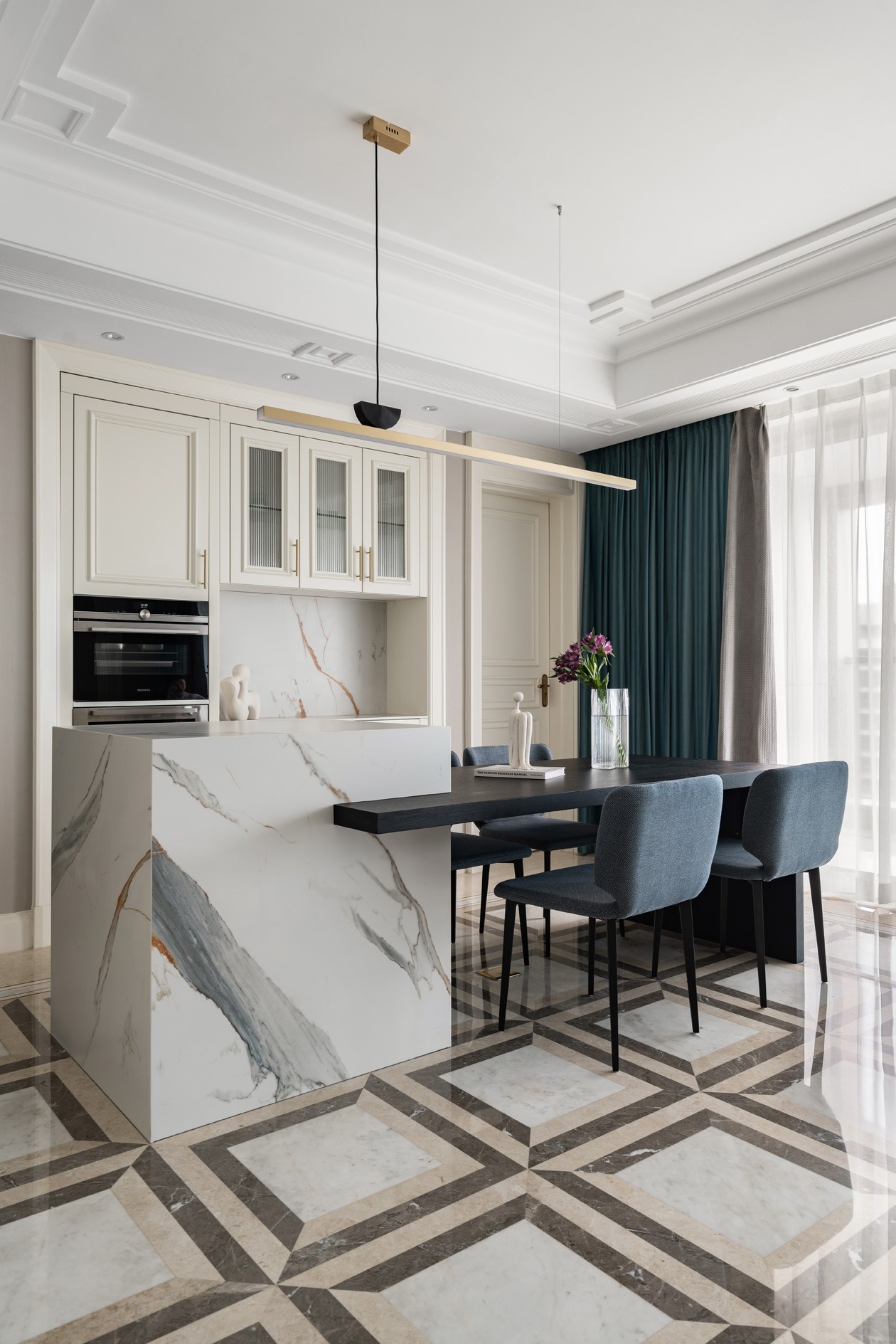 148㎡簡歐輕奢案例設計,舒適浪漫整木定制(圖6) 6.jpg