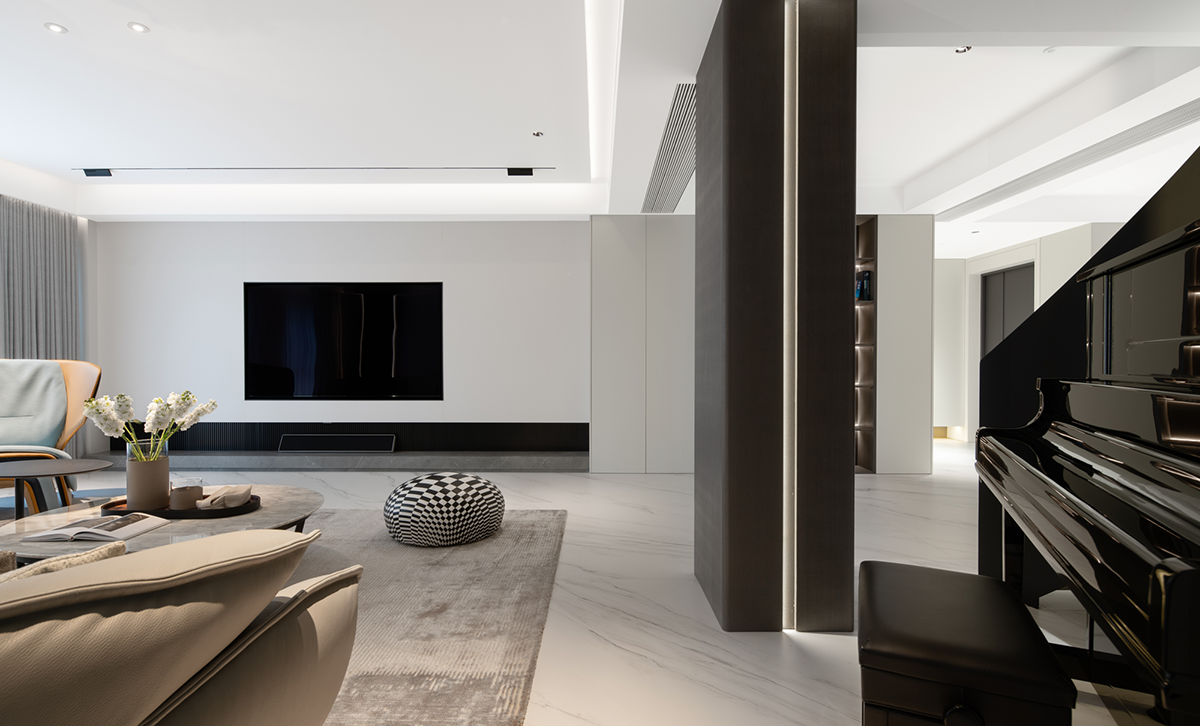 180㎡現代極簡全屋定制,簡約復式大宅案例(圖3) 3.jpg