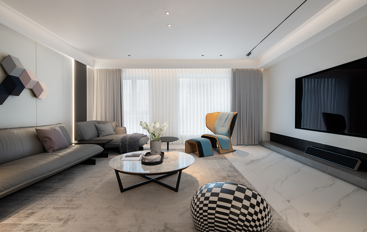 180㎡現代極簡全屋定制,簡約復式大宅案例(圖6) 7.jpg