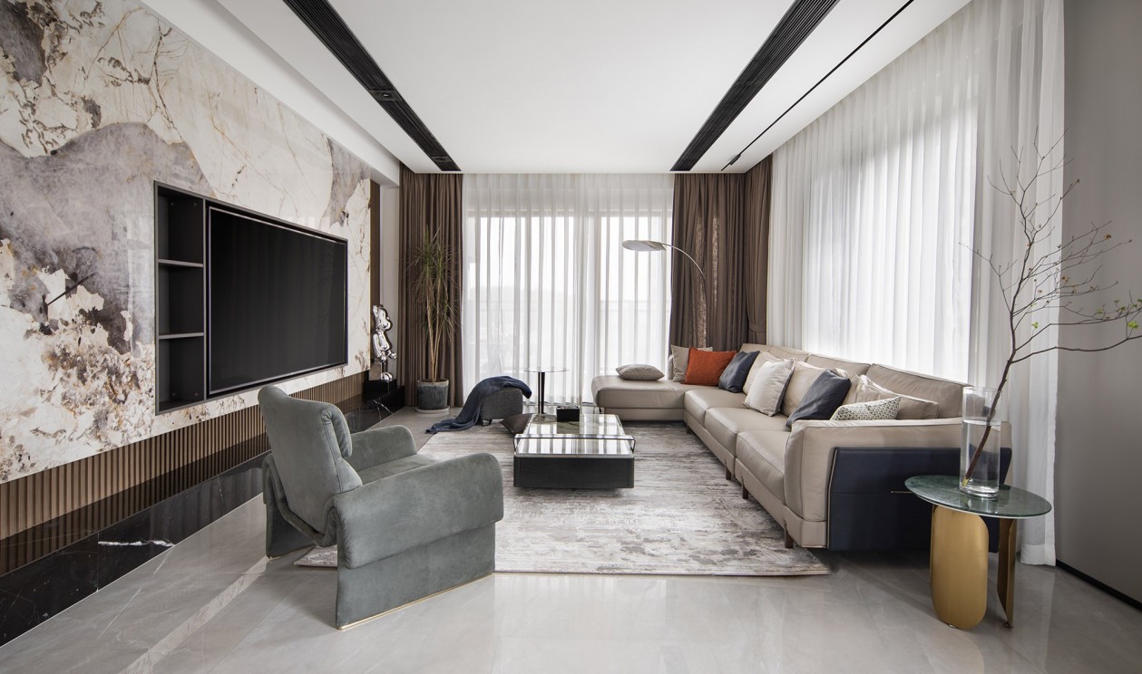 228㎡全屋定制大平層,現(xiàn)代極簡風(fēng)格設(shè)計案例(圖1) 0.jpg