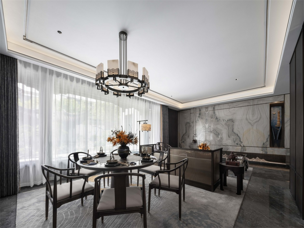 345㎡新中式整木定制別墅,中式宅院設計案例(圖9) 9.jpg