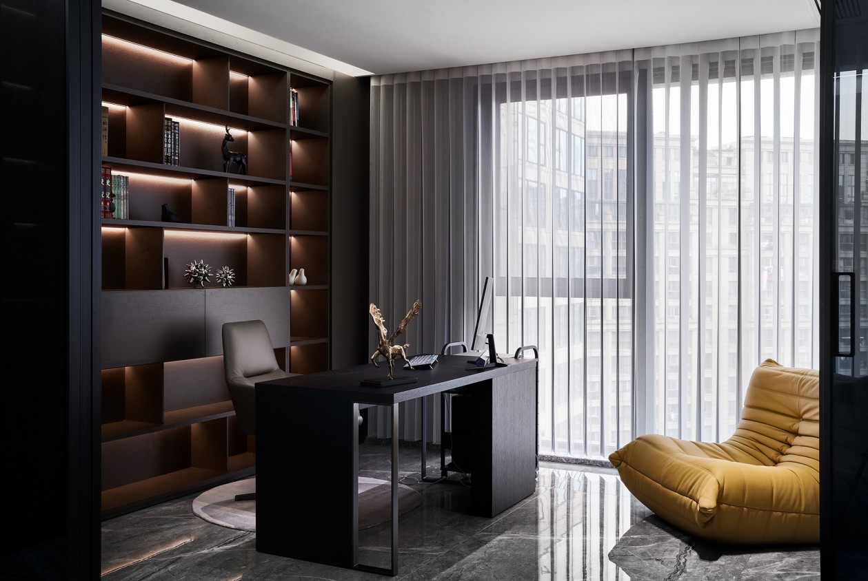 340㎡大平層整木定制,現代極簡風格設計(圖8) 8.jpg