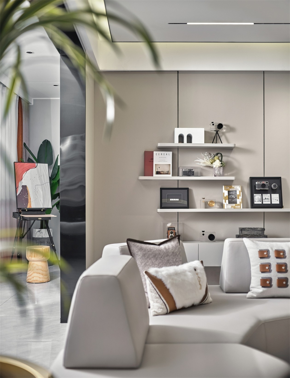 120㎡整木定制輕奢風,現代三居室設計案例(圖5) 5.jpg
