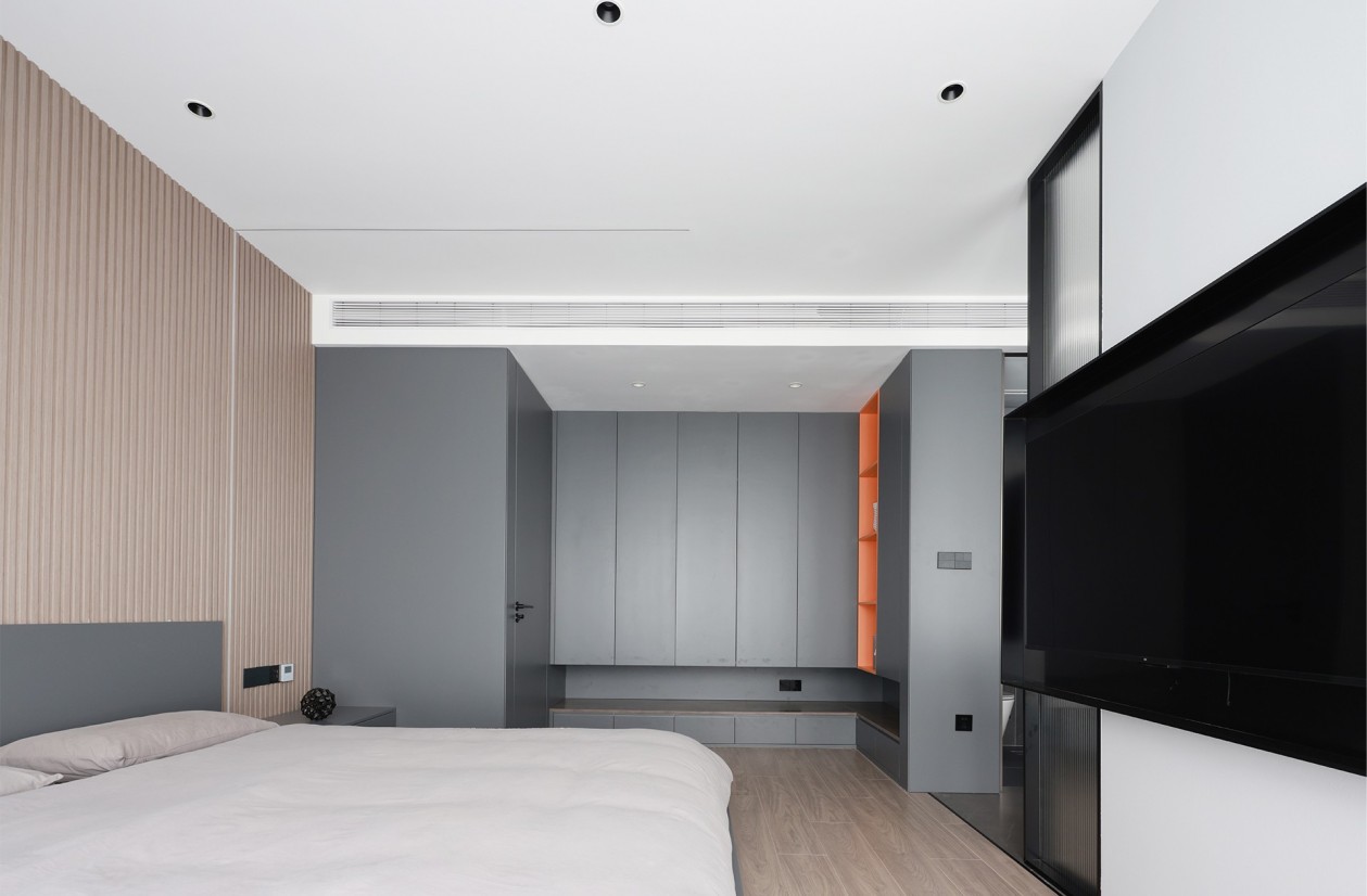 138㎡整木定制復式,現代極簡輕奢高級灰(圖13) 13.jpg