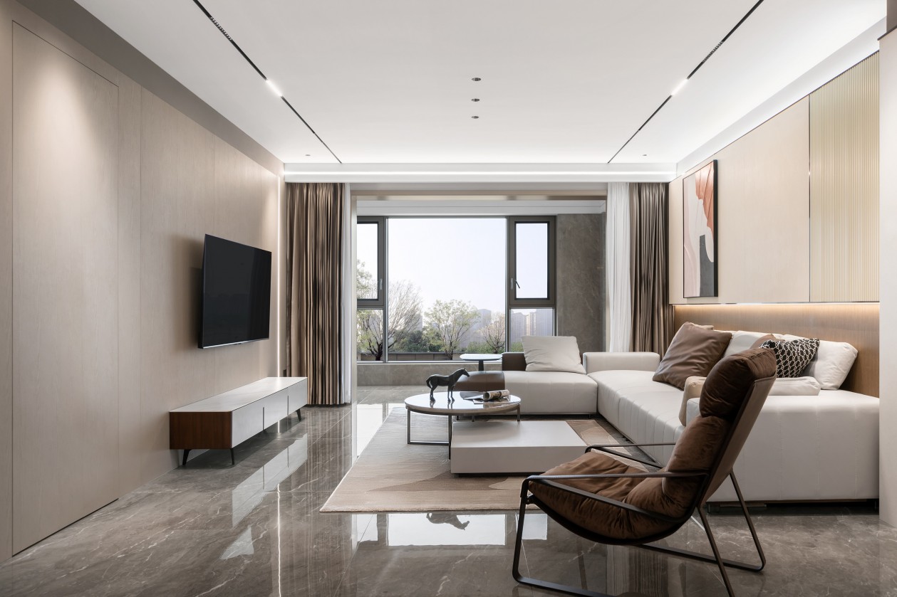 118㎡整木定制裝修,現代簡約風格設計(圖2) 2.jpg