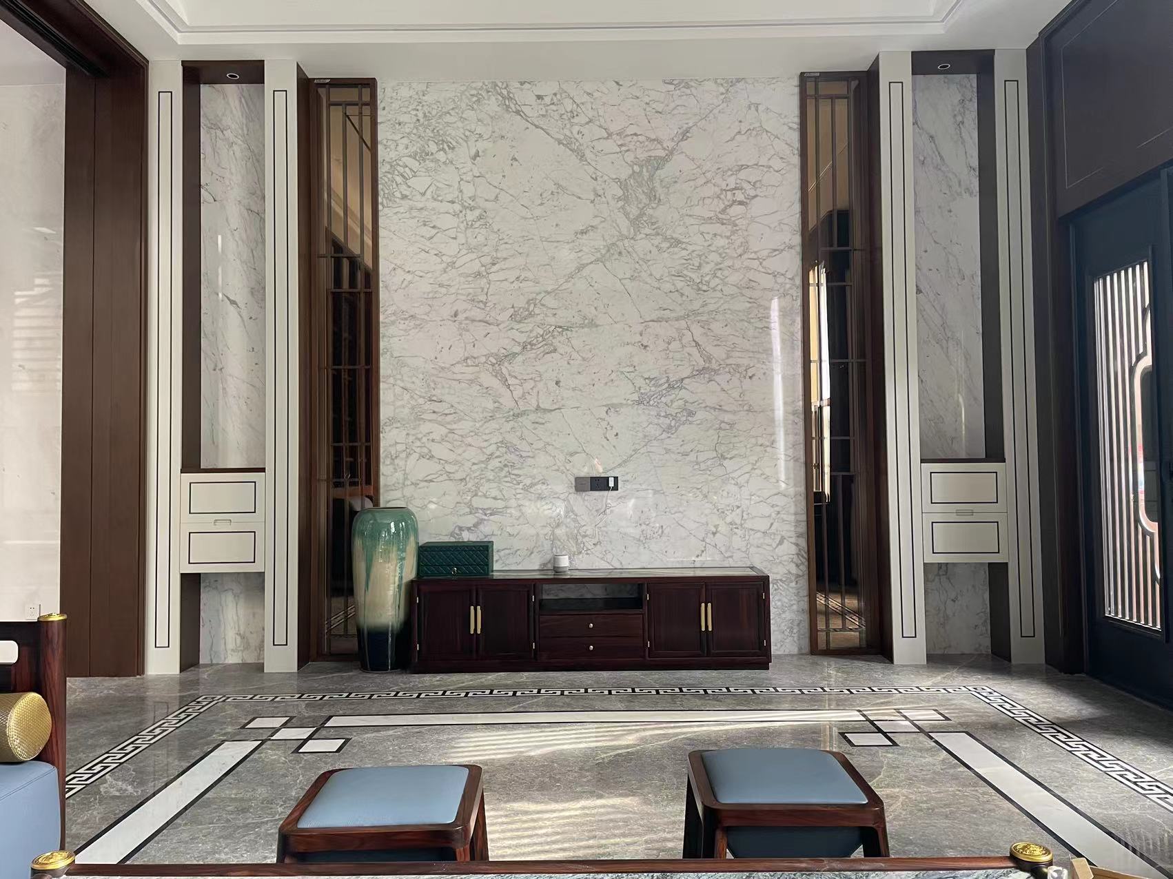 500㎡整木定制別墅,實拍新中式風格裝修(圖4) 4.jpg