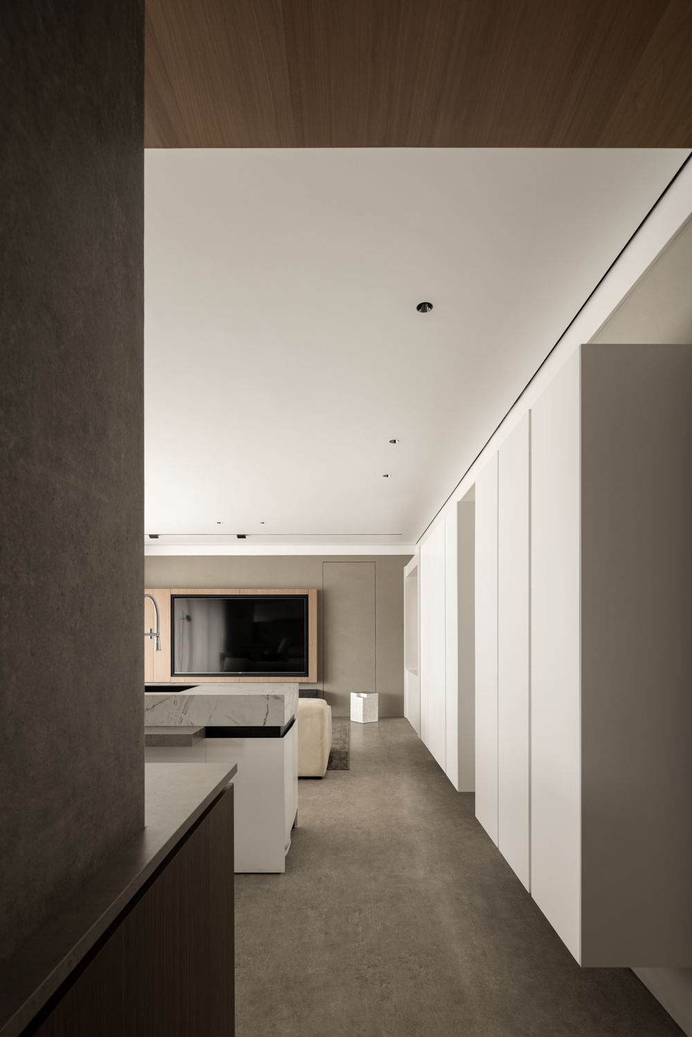 124㎡商品房整木定制,現代簡約風格設計(圖2) 2.jpg