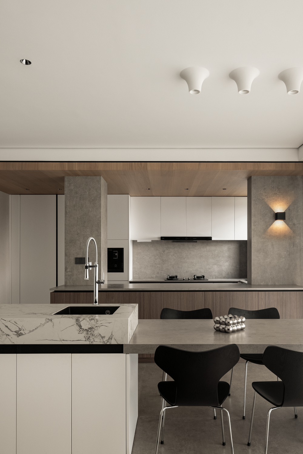 124㎡商品房整木定制,現代簡約風格設計(圖9) 10.jpg