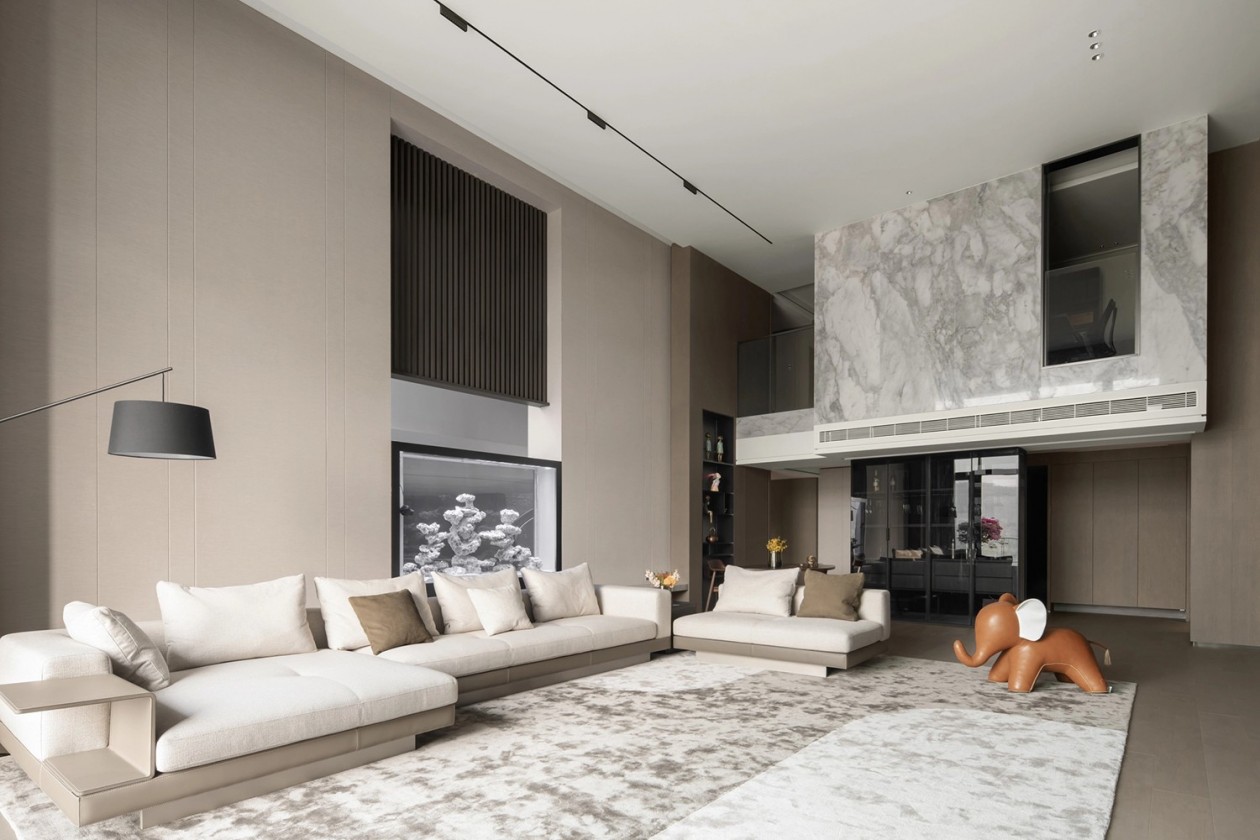 530㎡現代極簡豪宅,天然木皮定制別墅(圖2) 2.jpg