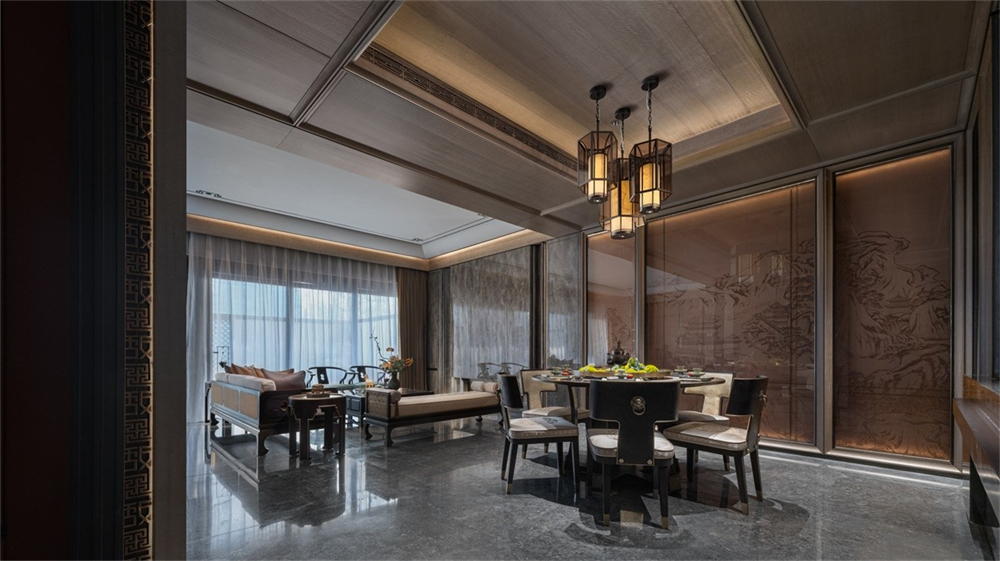 450㎡整木定制別墅,新中式大宅風范(圖3) 3.jpg