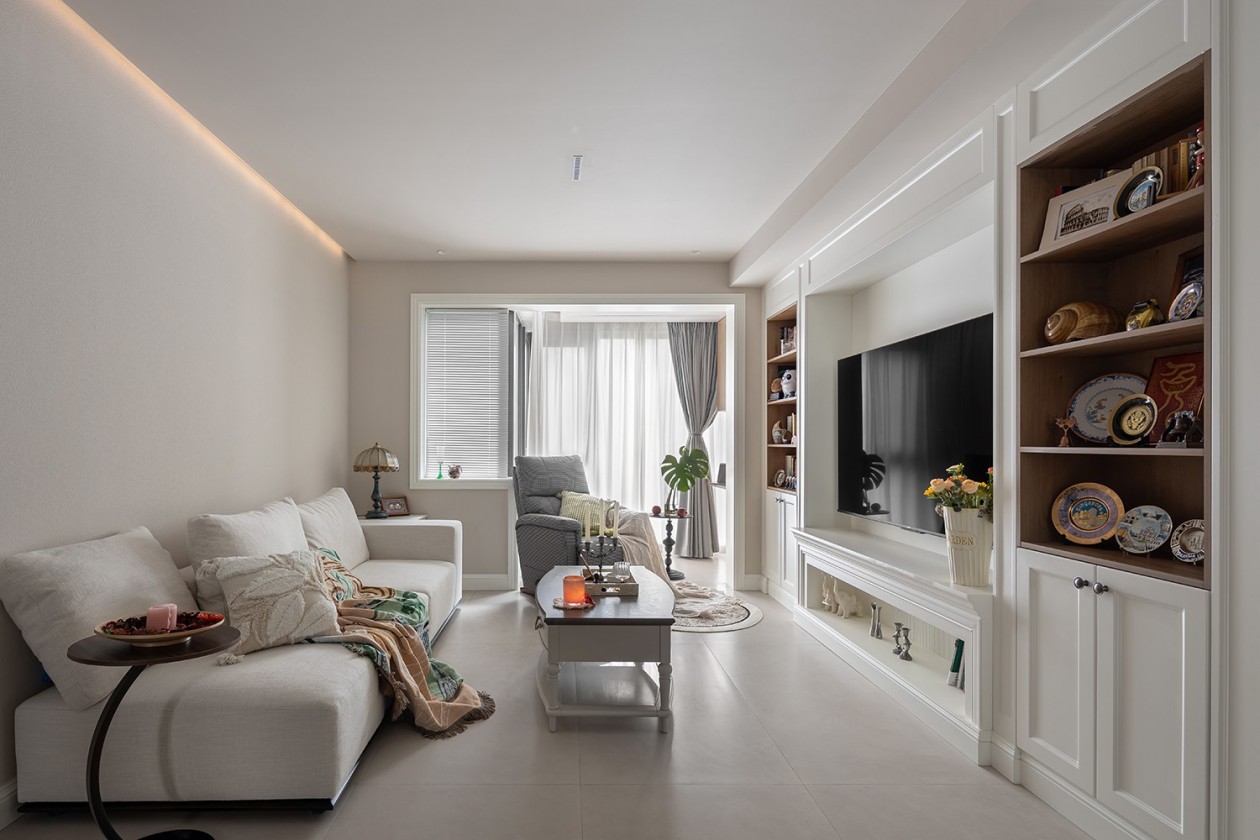 整木定制混油,現(xiàn)代美式風(fēng)格裝修設(shè)計(jì)(圖4) 4.jpg