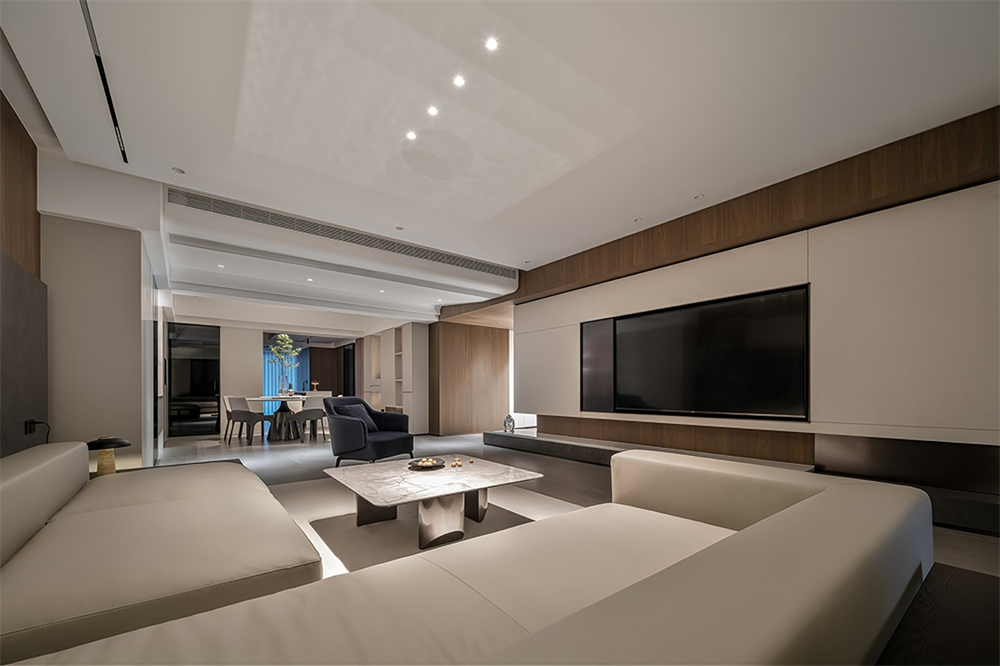 整木定制大平層,248㎡現代簡約設計(圖1) 1.jpg