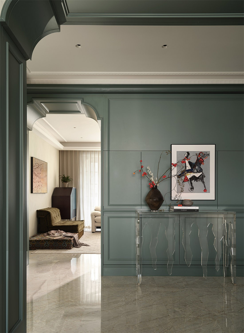 237㎡法式大平層,整木定制效果圖案例(圖5) 5.jpg