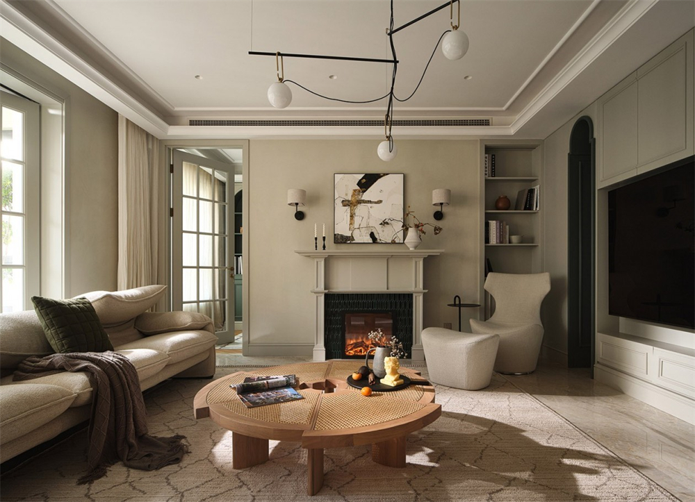 237㎡法式大平層,整木定制效果圖案例(圖15) 15.jpg