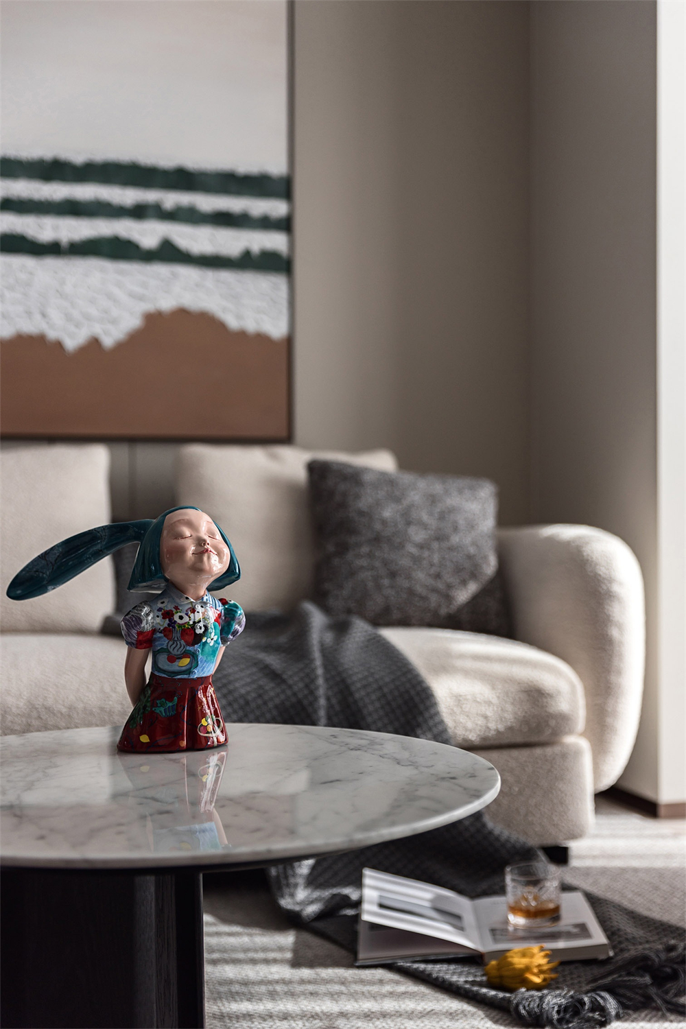 180㎡現代極簡復式,生活中的藝術感(圖2) 2.jpg