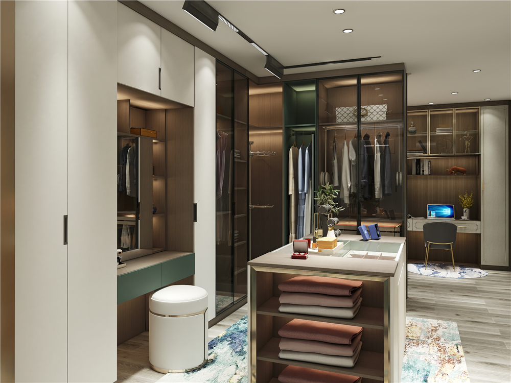 整體衣帽間要不要裝上房門？(圖1)