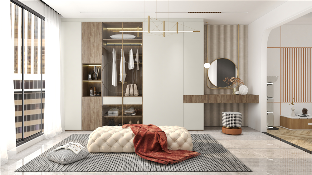 整體衣帽間要不要裝上房門？(圖2)