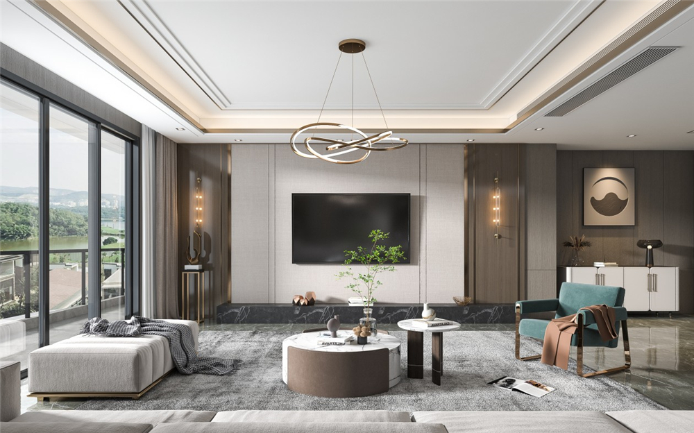 客廳電視背景墻要怎么設計?(圖1) 客廳電視背景墻要怎么設計?(圖1)