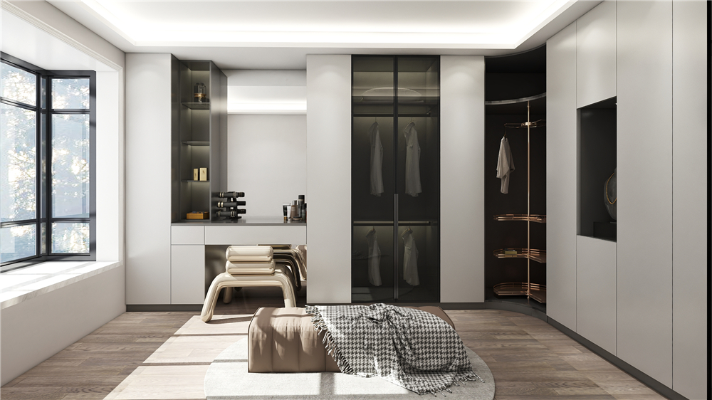 定制衣柜和整體衣帽間有什么區(qū)別?(圖4) 定制衣柜和整體衣帽間有什么區(qū)別?(圖4)