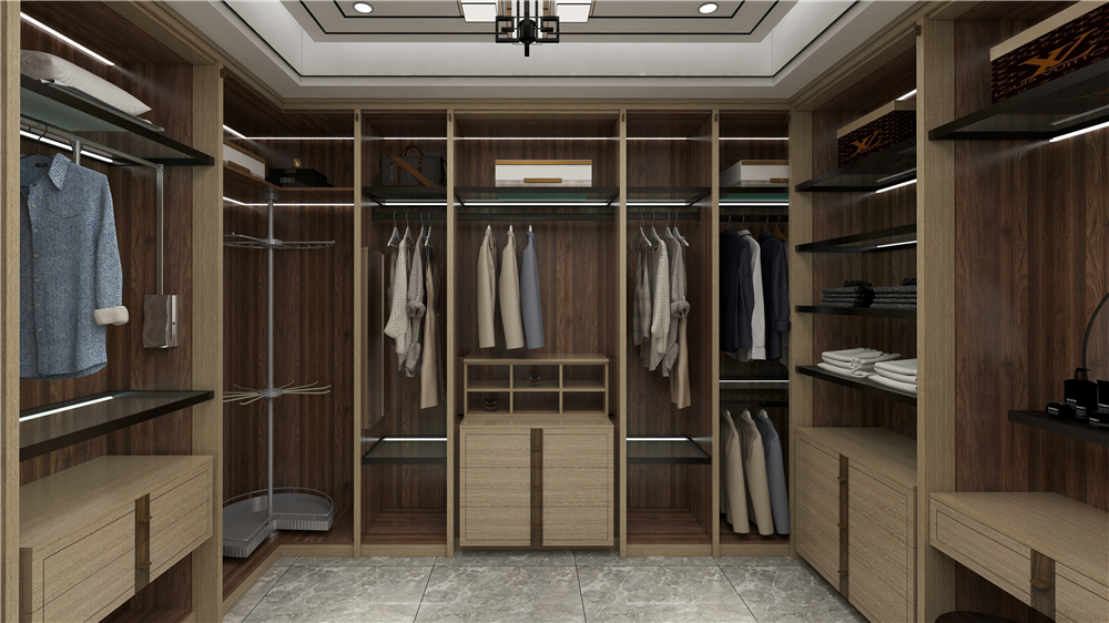 定制衣柜和整體衣帽間有什么區(qū)別?(圖5) 定制衣柜和整體衣帽間有什么區(qū)別?(圖5)